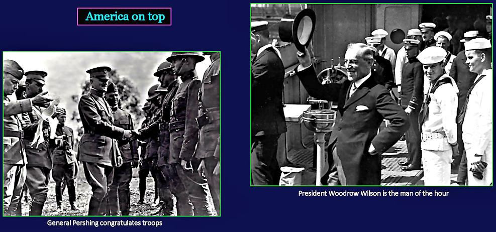 Pershing, Wilson and victory, 1918